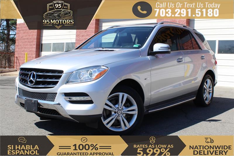 Silver 2012 Mercedes-Benz M-Class ML 350 4MATIC SUV / Crossover All-Wheel Drive Automatic