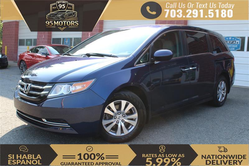 Black (Obsidian Blue Pearl) 2016 Honda Odyssey Minivan Front-Wheel Drive Automatic