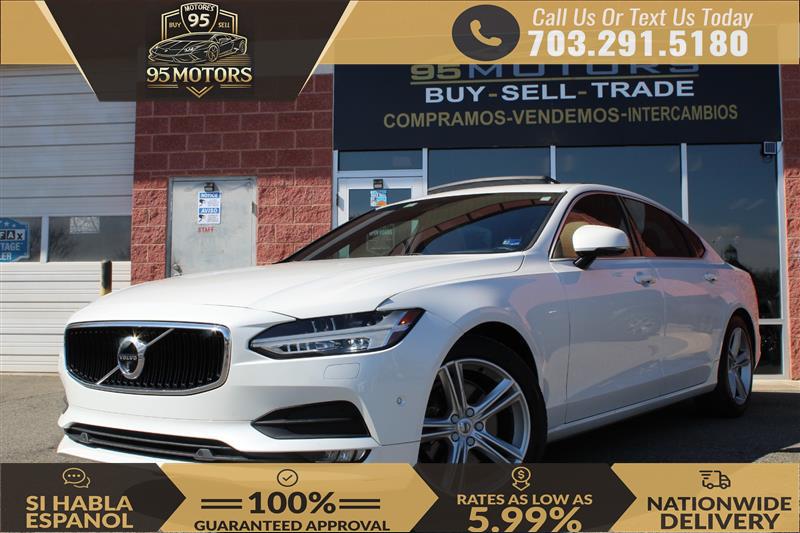 White 2018 Volvo S90 T5 Momentum Sedan Front-Wheel Drive Automatic