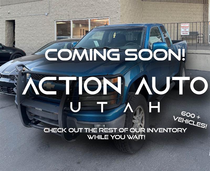 Blue 2009 Chevrolet Colorado 1LT Extended Cab 4WD Pickup Truck Four-Wheel Drive Automatic