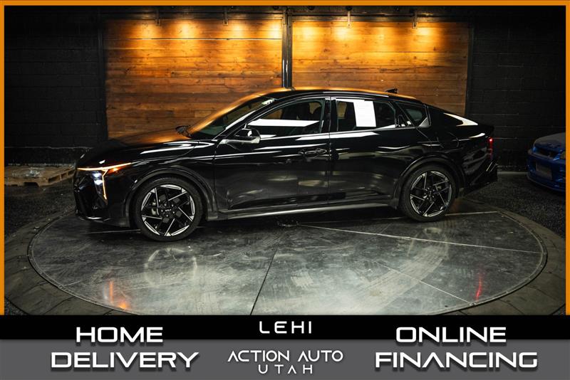 Black 2025 Kia K4 GT-Line FWD Sedan Front-Wheel Drive Automatic