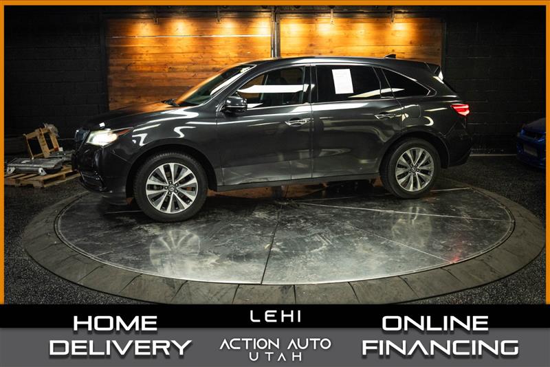 Gray 2016 Acura MDX SUV / Crossover All-Wheel Drive Automatic