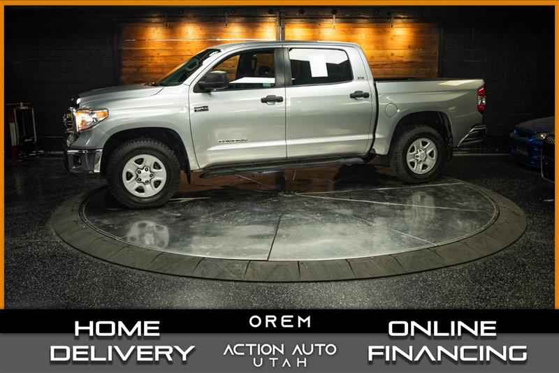 Silver 2016 Toyota Tundra Pickup Truck Four-Wheel Drive Automatic