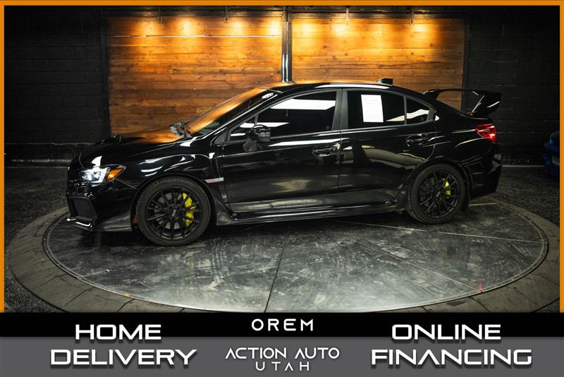 Black 2018 Subaru WRX STI AWD Sedan All-Wheel Drive Automatic