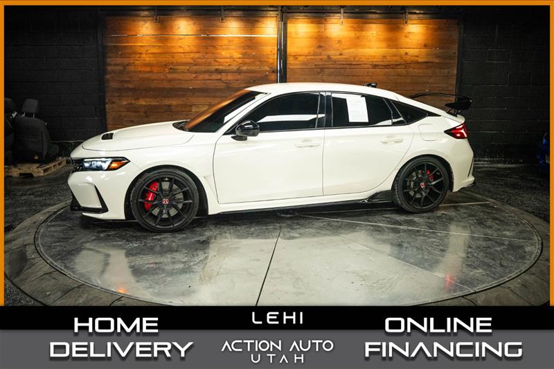 White 2025 Honda Civic Type R FWD Hatchback Front-Wheel Drive 6-Speed Manual