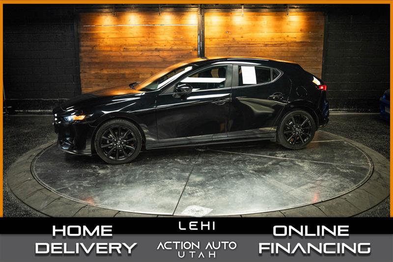Black 2024 Mazda MAZDA3 Hatchback Front-Wheel Drive Automatic