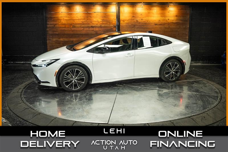 White 2024 Toyota Prius Hatchback Front-Wheel Drive Automatic