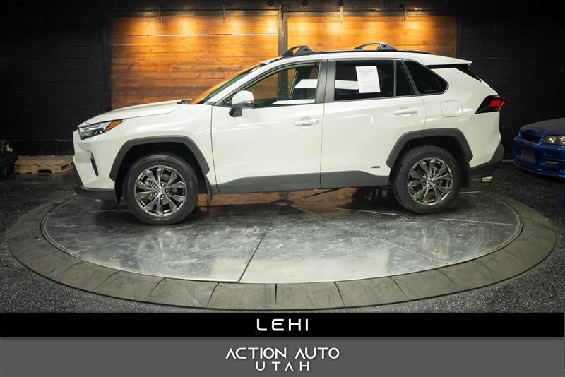 White 2022 Toyota RAV4 Hybrid XLE Premium AWD SUV / Crossover All-Wheel Drive Automatic
