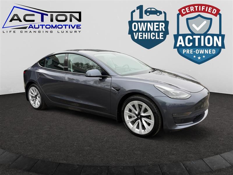 Midnight Silver Metallic 2023 Tesla Model 3 RWD Sedan Rear-Wheel Drive Automatic