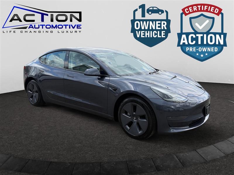 Midnight Silver Metallic 2023 Tesla Model 3 RWD Sedan Rear-Wheel Drive Automatic