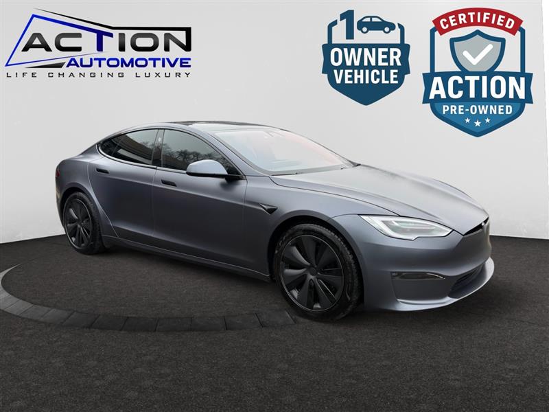 Midnight Silver Metallic 2022 Tesla Model S AWD Sedan All-Wheel Drive Automatic