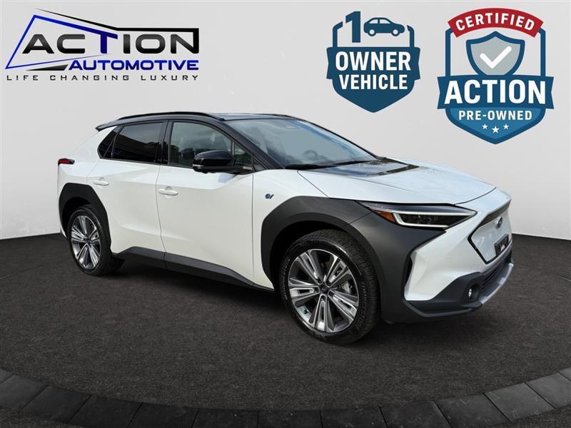 Cosmic White Pearl 2-Tone 2023 Subaru Solterra Touring AWD SUV / Crossover All-Wheel Drive Automatic