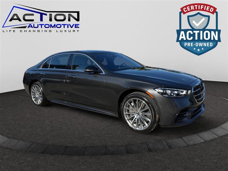 Gray (Graphite Grey) 2021 Mercedes-Benz S-Class Sedan All-Wheel Drive Automatic