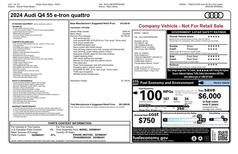 2024 Audi Q4 e-tron Premium Plus - Photo 2