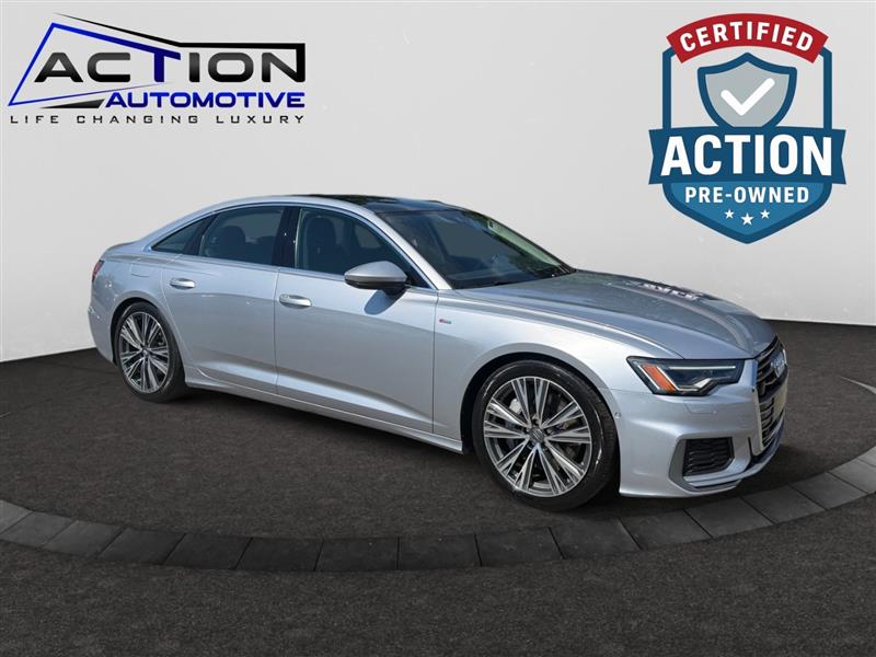 Florett Silver Metallic 2019 Audi A6 55 TFSI quattro Premium Plus Sedan AWD Sedan All-Wheel Drive Automatic