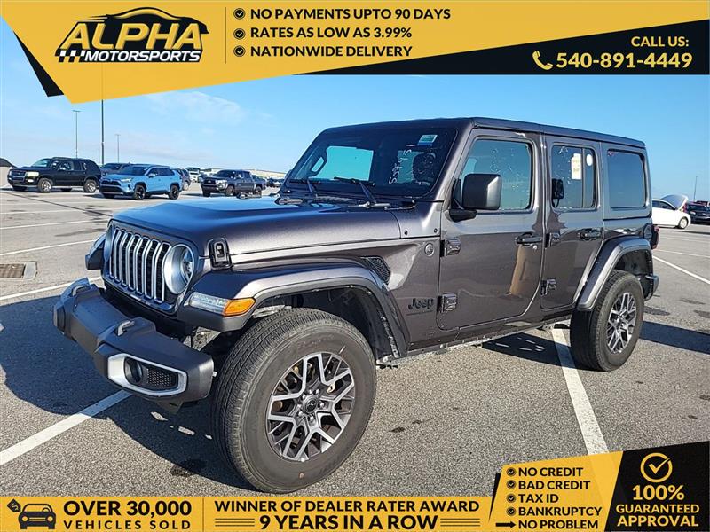 Gray 2025 Jeep Wrangler SUV / Crossover Four-Wheel Drive Automatic