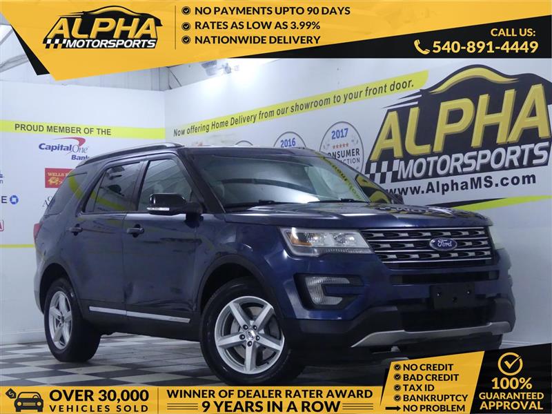 Blue 2016 Ford Explorer SUV / Crossover All-Wheel Drive Automatic