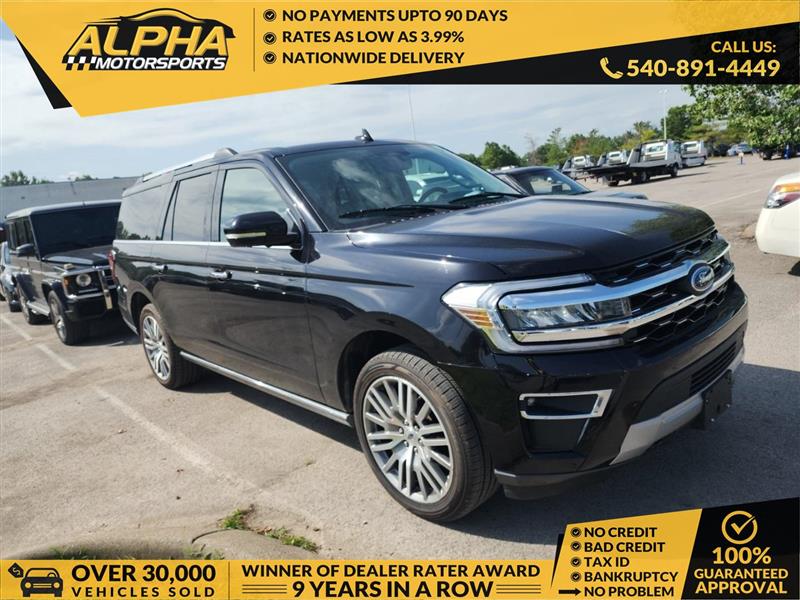 Black 2022 Ford Expedition SUV / Crossover Four-Wheel Drive Automatic