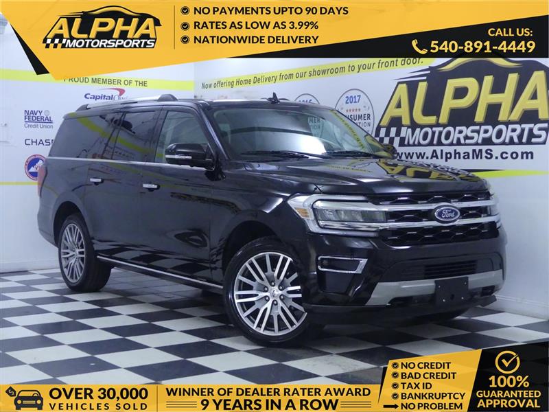 Black 2022 Ford Expedition SUV / Crossover Four-Wheel Drive Automatic