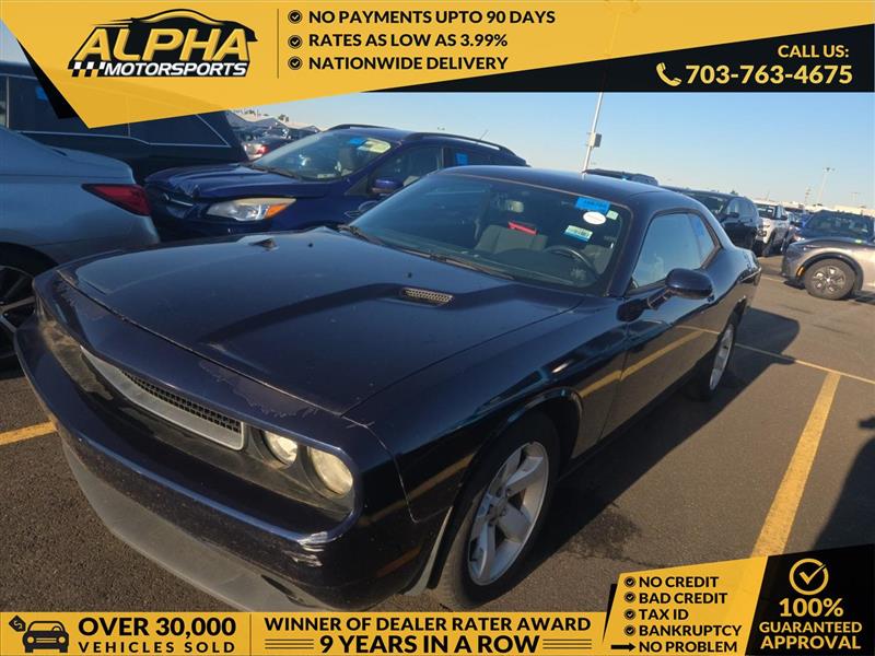 Blue 2014 Dodge Challenger Coupe Rear-Wheel Drive Automatic