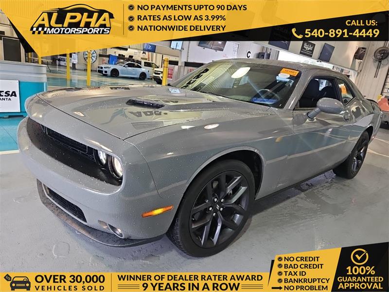 Gray 2023 Dodge Challenger Coupe Rear-Wheel Drive Automatic