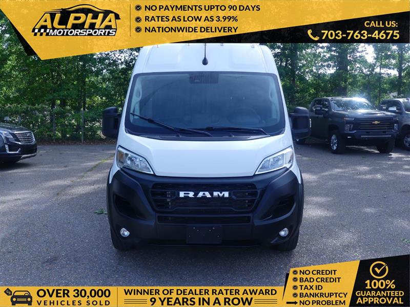 White 2025 RAM ProMaster 2500 Tradesman 159 High Roof Cargo Van FWD Van Front-Wheel Drive Automatic
