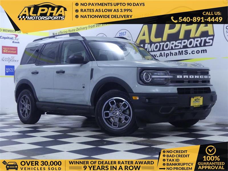 Gray 2021 Ford Bronco Sport SUV / Crossover All-Wheel Drive Automatic