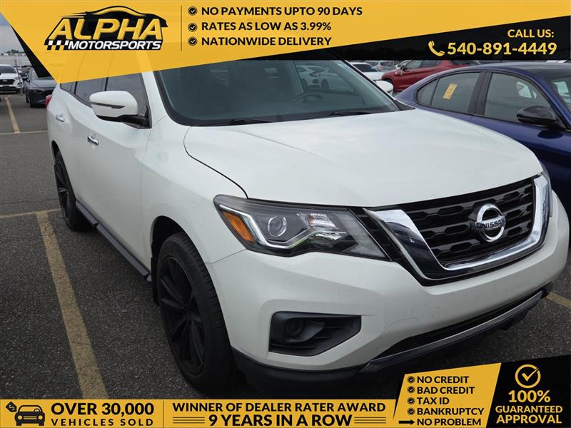White 2018 Nissan Pathfinder SUV / Crossover Four-Wheel Drive Automatic