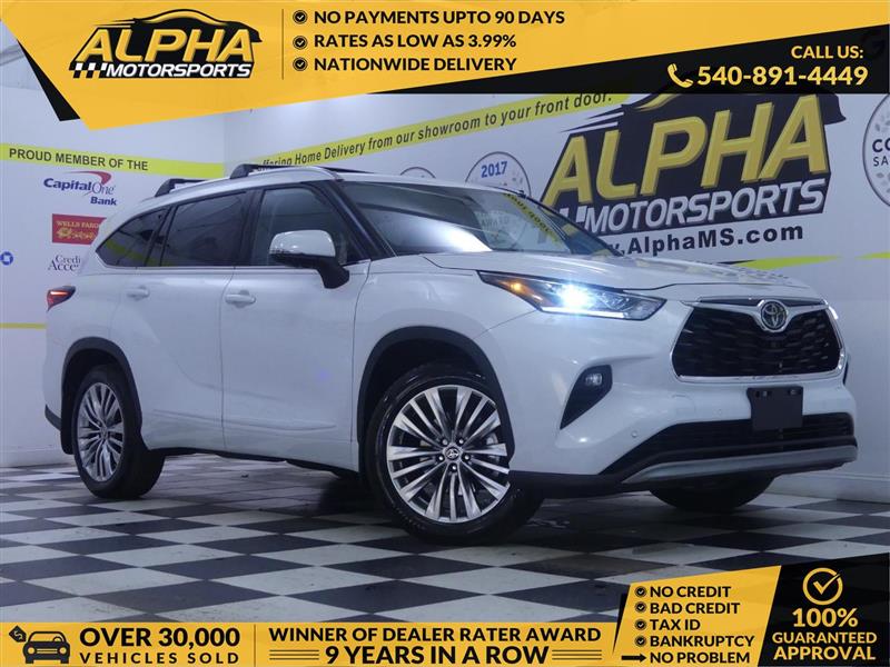 White 2024 Toyota Highlander SUV / Crossover All-Wheel Drive Automatic
