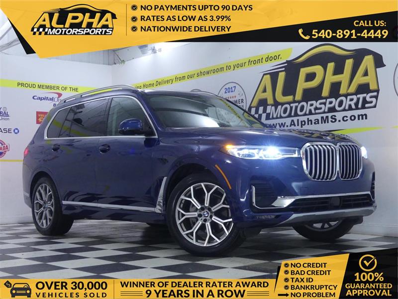 Blue 2019 BMW X7 SUV / Crossover All-Wheel Drive Automatic