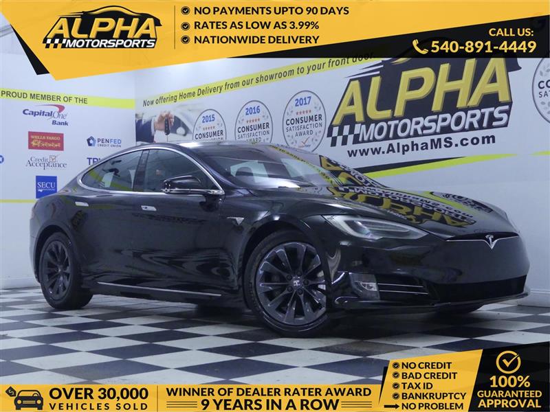 Black 2018 Tesla Model S Sedan All-Wheel Drive Automatic