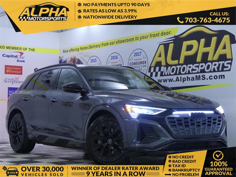 Gray 2024 Audi Q8 e-tron quattro Prestige AWD SUV / Crossover All-Wheel Drive Automatic