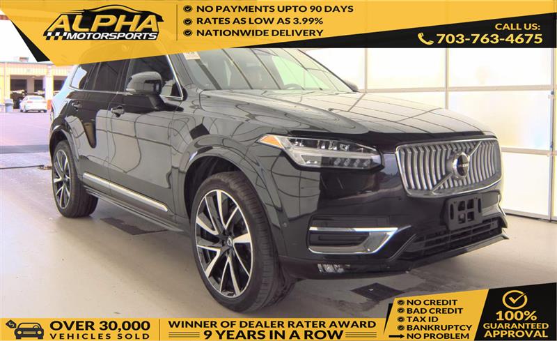 Black 2023 Volvo XC90 B5 Plus Bright Theme AWD SUV / Crossover All-Wheel Drive Automatic