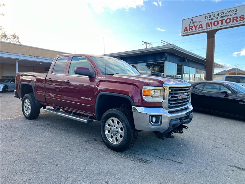 2015 GMC SIERRA 2500HD SLE DOUBLE CAB 4X4 6.0L SLE