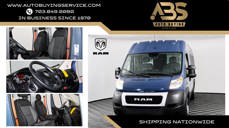 2021 RAM PROMASTER CARGO VAN 3500 HIGH ROOF 159WB