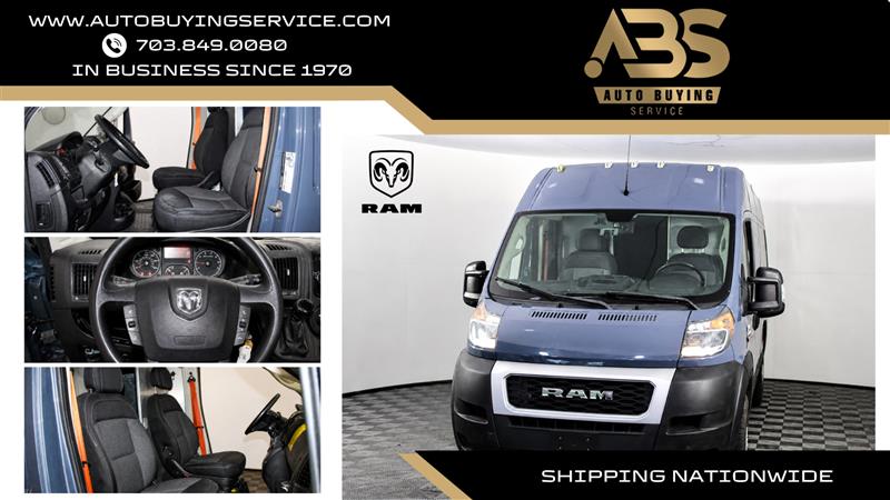 2020 RAM PROMASTER CARGO VAN 3500 HIGH ROOF 159WB