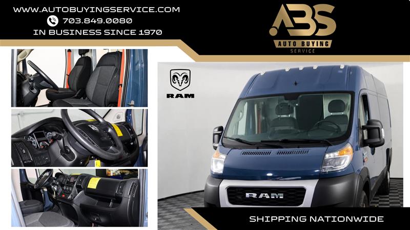 2020 RAM ProMaster Cargo Van