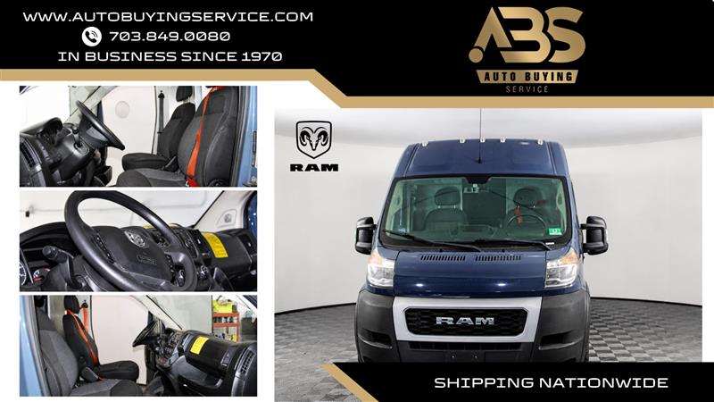 2020 RAM ProMaster Cargo Van