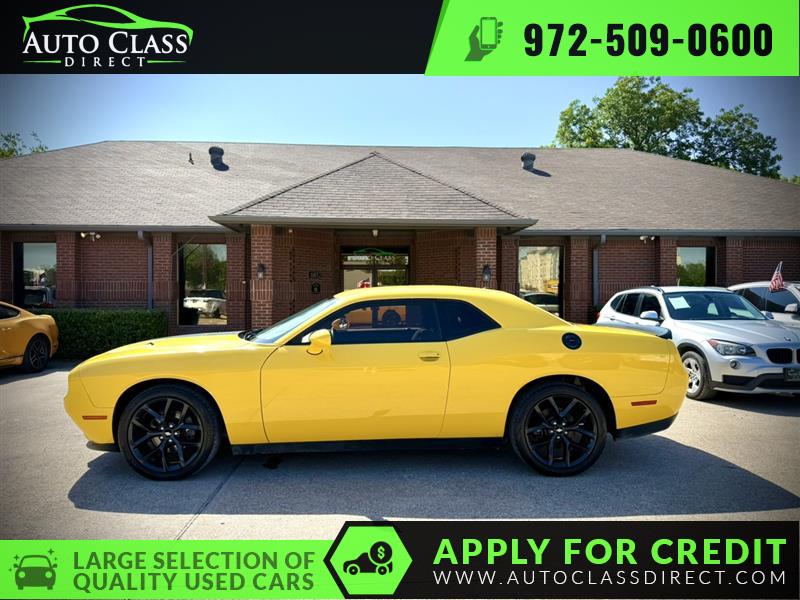 Yellow 2019 Dodge Challenger Coupe Rear-Wheel Drive Automatic