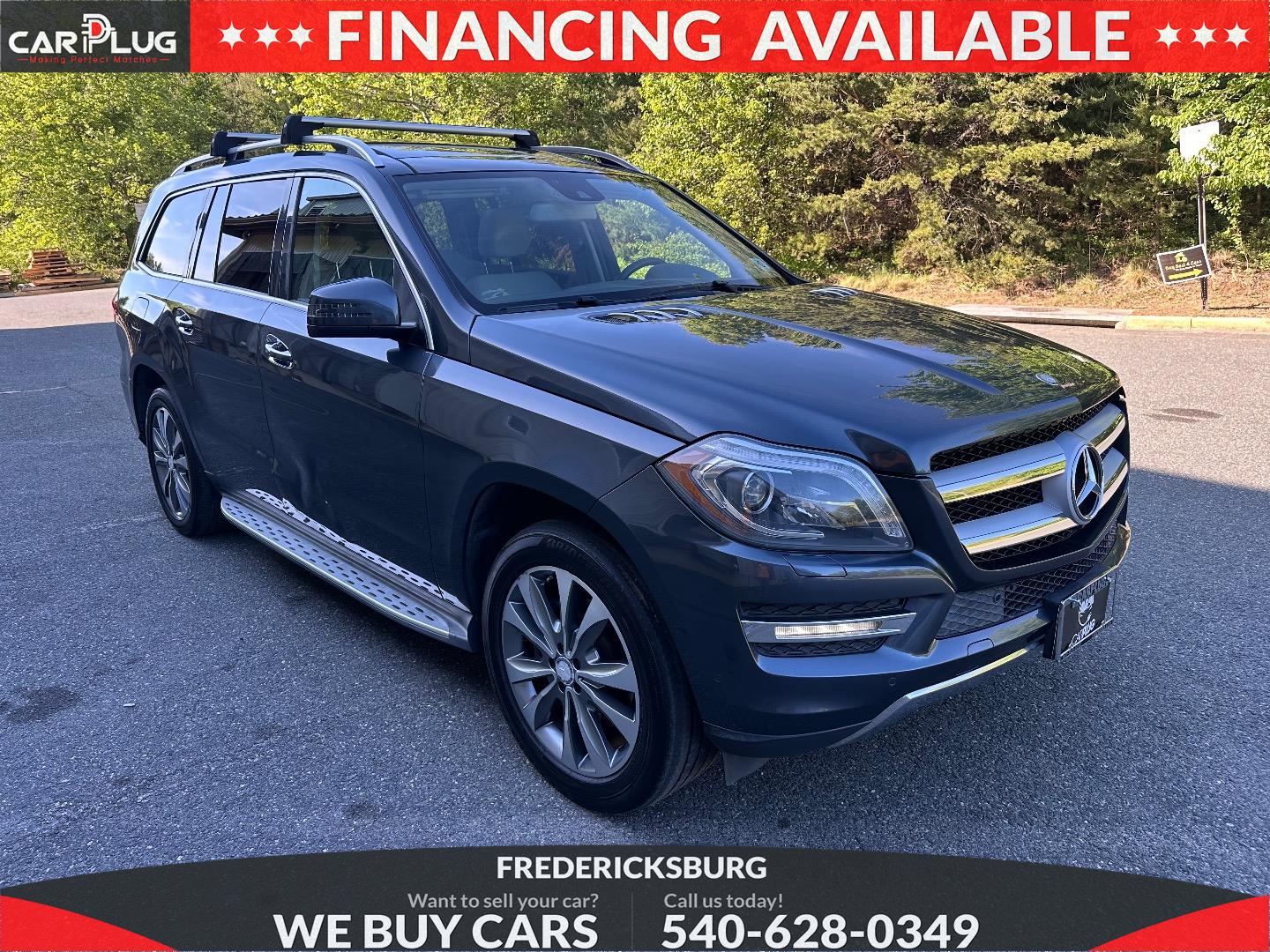 Gray 2015 Mercedes-Benz GL-Class GL 450 4MATIC SUV / Crossover All-Wheel Drive Automatic