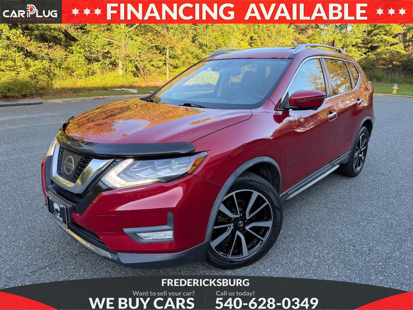 Red 2017 Nissan Rogue SUV / Crossover All-Wheel Drive Automatic