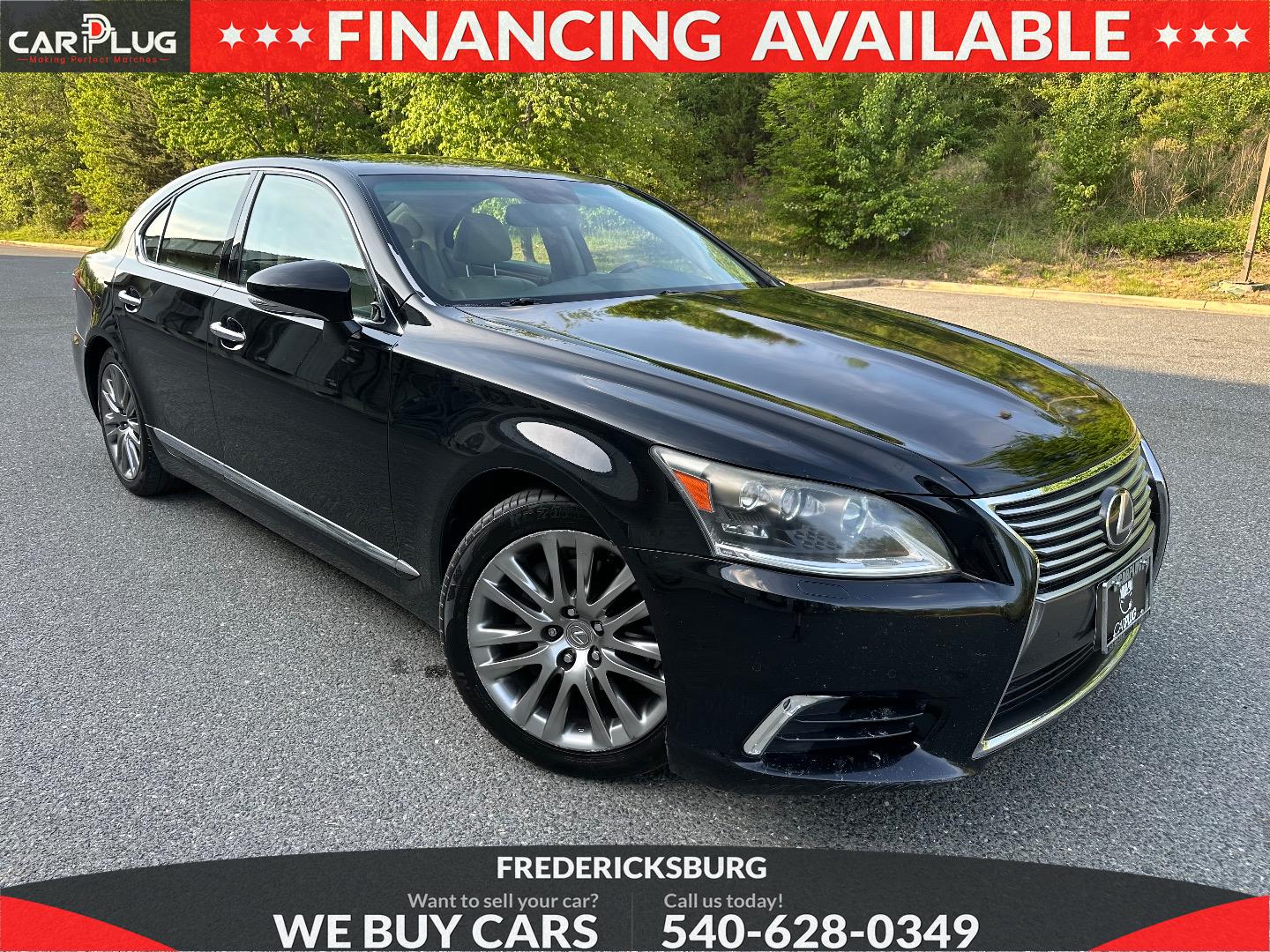 Black 2014 Lexus LS 460 RWD Sedan Rear-Wheel Drive Automatic