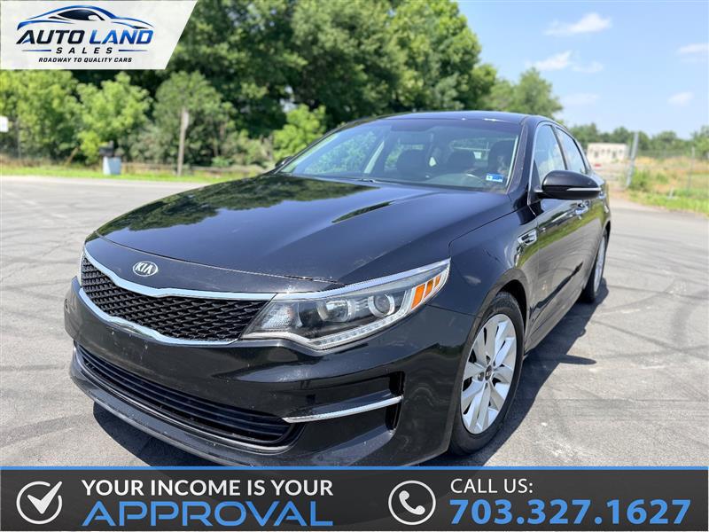 Black 2018 Kia Optima Sedan Front-Wheel Drive Automatic