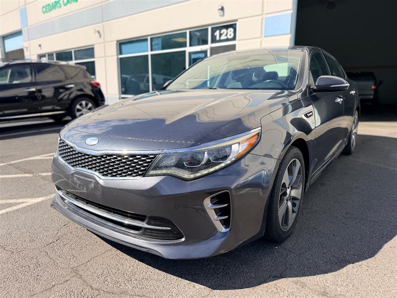 Gray (Platinum Graphite) 2017 Kia Optima SX Turbo Sedan Front-Wheel Drive Automatic