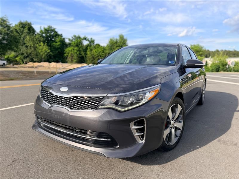 Gray (Platinum Graphite) 2017 Kia Optima SX Turbo Sedan Front-Wheel Drive Automatic