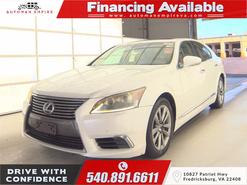 White 2013 Lexus LS Sedan All-Wheel Drive Automatic