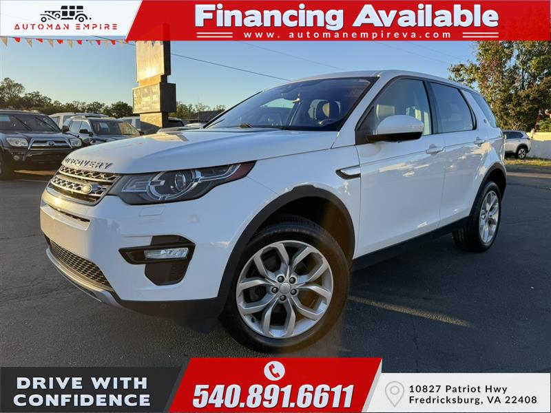 White 2017 Land Rover Discovery Sport SUV / Crossover All-Wheel Drive Automatic