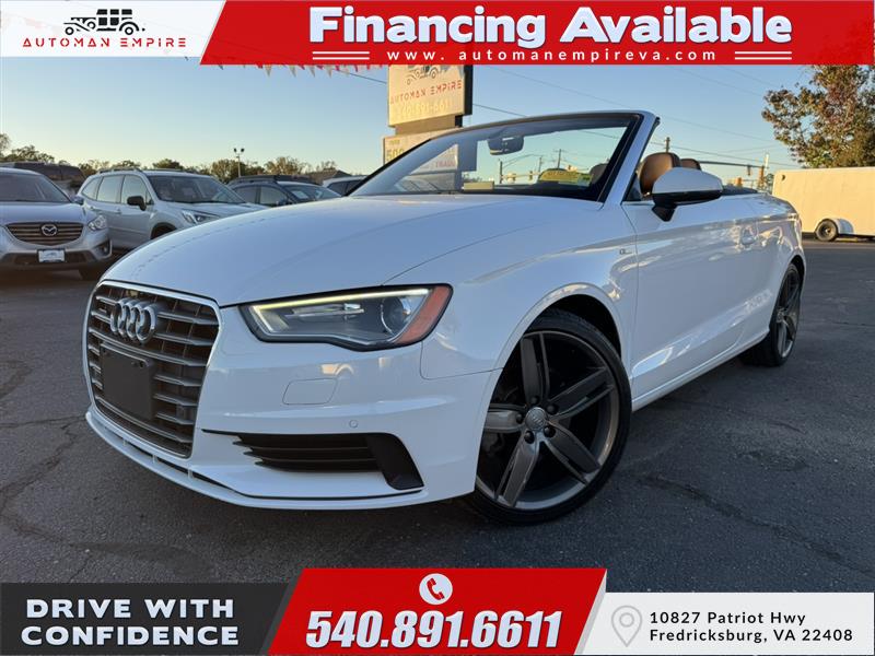 White 2016 Audi A3 Convertible All-Wheel Drive Automatic