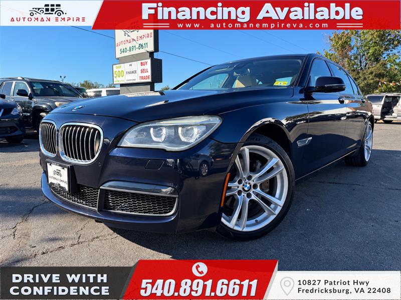Black 2013 BMW 7 Series Sedan All-Wheel Drive Automatic