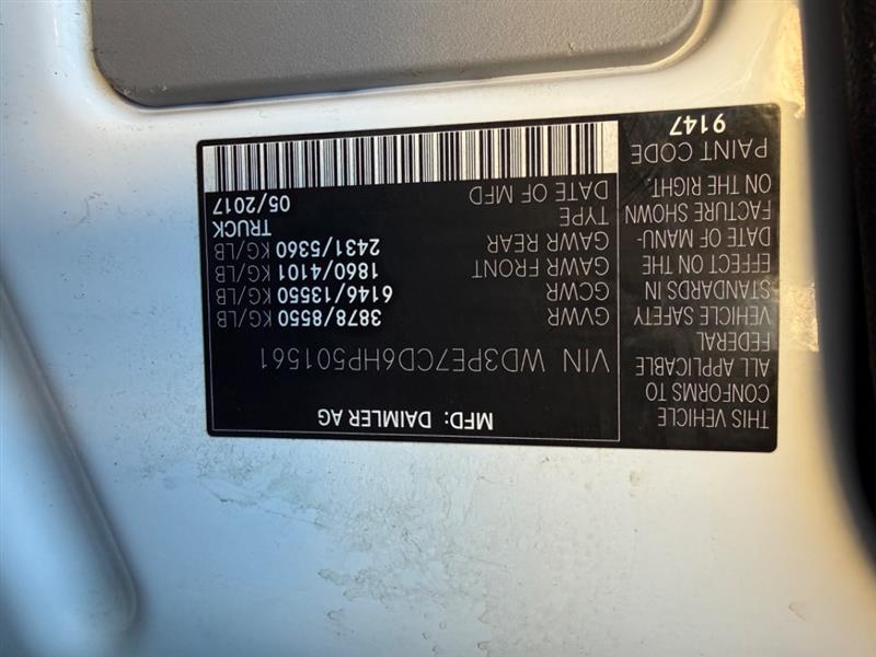 2017 Mercedes-Benz Sprinter WORKER Cargo Van Base - Photo 71